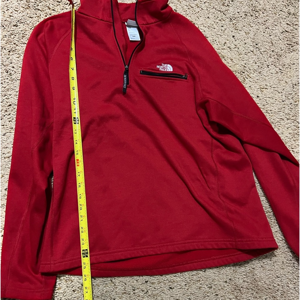 The North face 3/4 zip up pull over - Picture 4 of 5